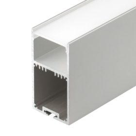 Профиль с экраном SL-LINE-3667-2500 ANOD+OPAL (Arlight, Алюминий)