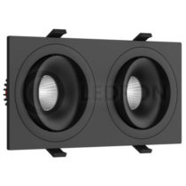 Встраиваемый поворотный светильник LeDron MJ-1006GB 2 SQ